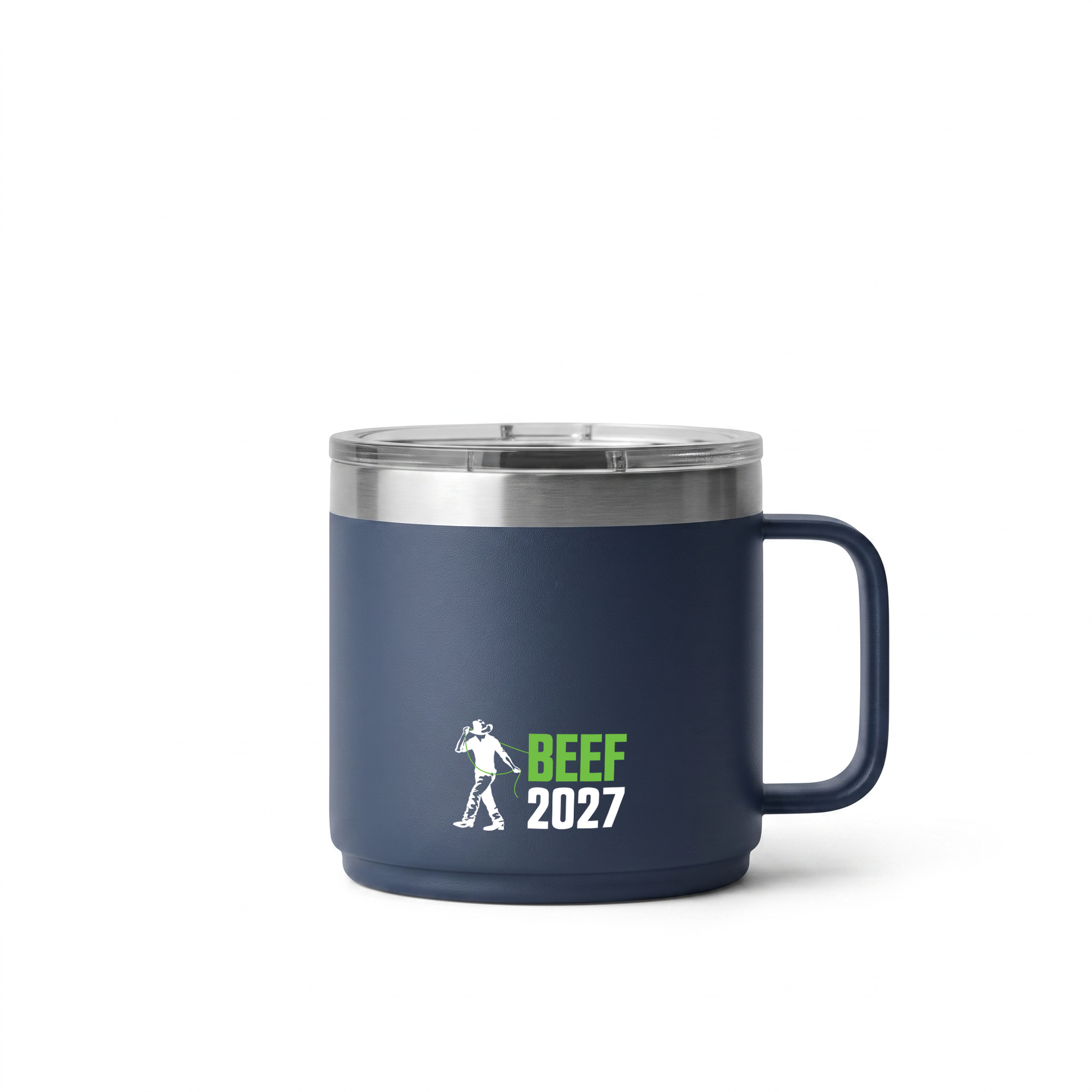 Beef Australia 2027 Insulated Cup with Handle - Navy
