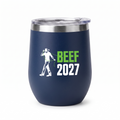 Beef Australia 2027 navy insulated wine goblet 295ml